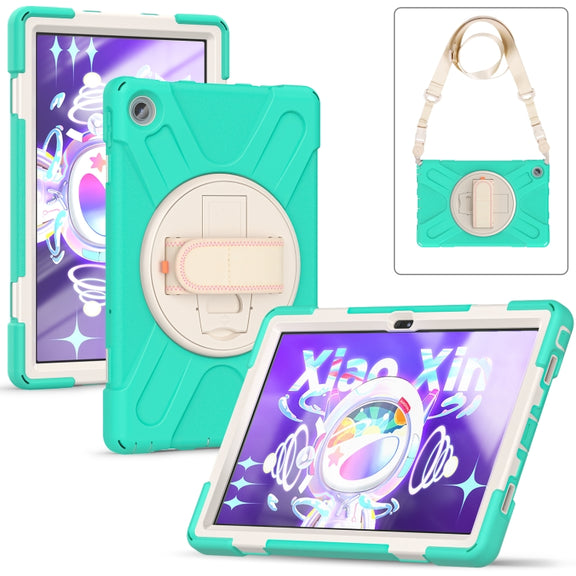 For Lenovo Tab M10 Plus 10.6 3rd Gen 2022 Silicone + PC Protective Tablet Case(Mint Green)