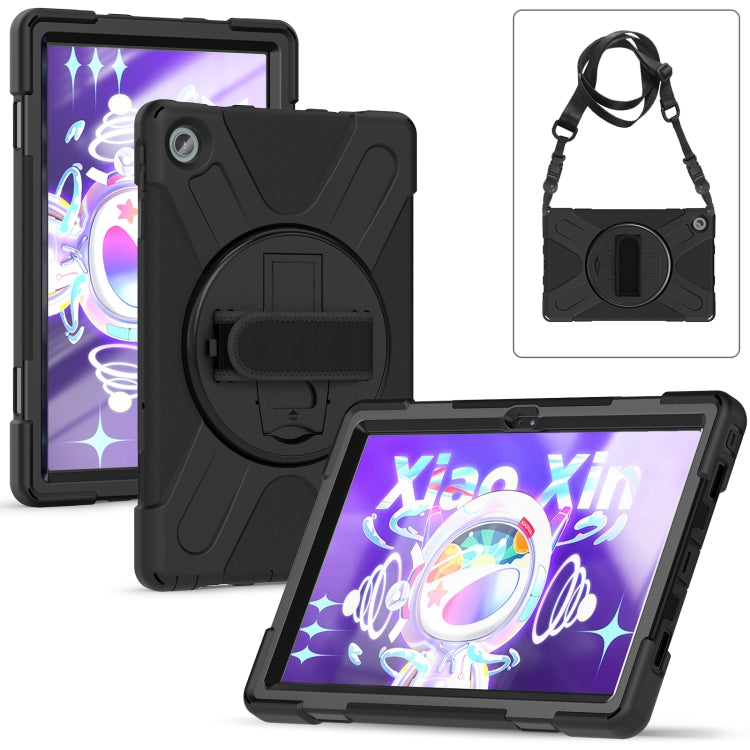 For Lenovo Tab M10 Plus 10.6 3rd Gen 2022 Silicone + PC Protective Tablet Case(Black)
