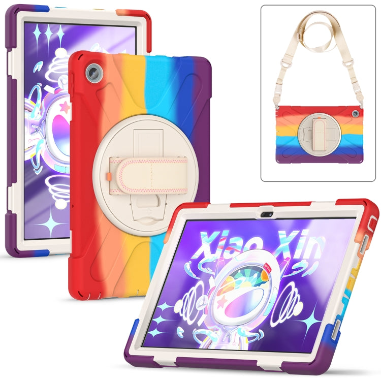 For Lenovo Tab M10 Plus 10.6 3rd Gen 2022 Silicone + PC Protective Tablet Case(Colorful Red)
