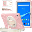 For Lenovo Tab M10 Plus 10.6 3rd Gen 2022 Silicone + PC Protective Tablet Case(Cherry Blossom Pink) - Lenovo by PMC TechLife | Online Shopping South Africa | PMC TechLife | Buy Now Pay Later Mobicred