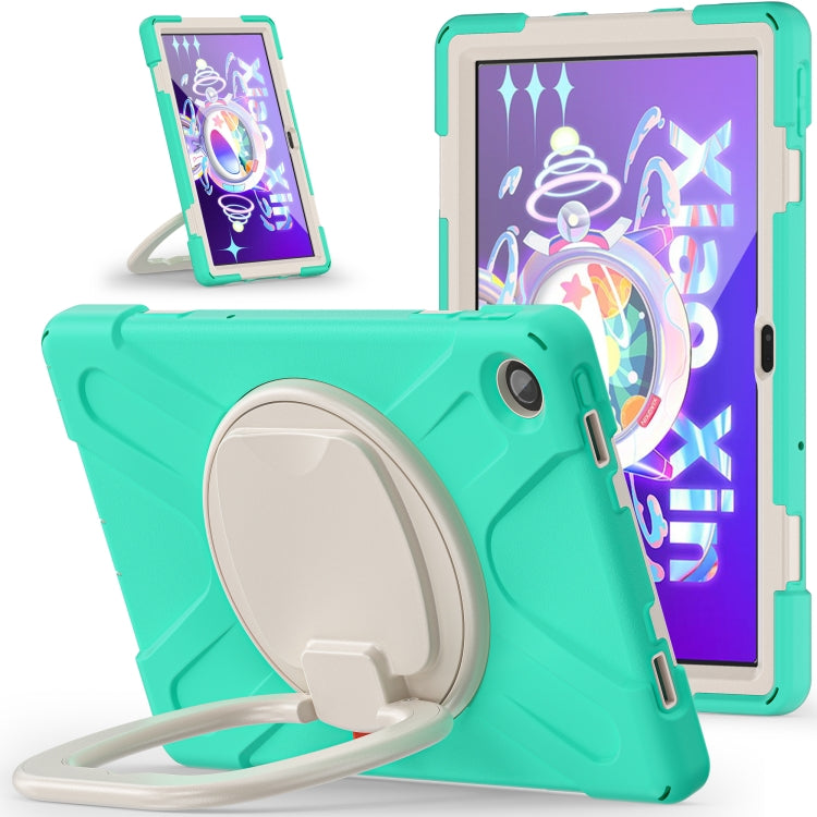 For Lenovo Tab M10 Plus 10.6 3rd Gen 2022 Silicone + PC Protective Tablet Case(Mint Green)