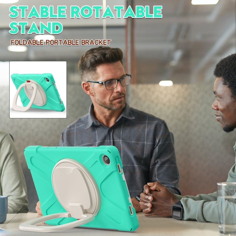 For Lenovo Tab M10 Plus 10.6 3rd Gen 2022 Silicone + PC Protective Tablet Case(Mint Green)