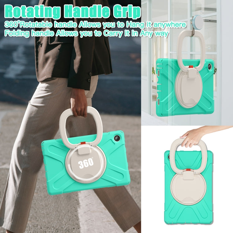 For Lenovo Tab M10 Plus 10.6 3rd Gen 2022 Silicone + PC Protective Tablet Case(Mint Green)