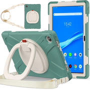 For Lenovo Tab M10 Plus 10.6 3rd Gen 2022 Silicone + PC Protective Tablet Case(Emerald Green)