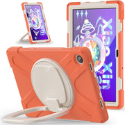 For Lenovo Tab M10 Plus 10.6 3rd Gen 2022 Silicone + PC Protective Tablet Case(Coral Orange)