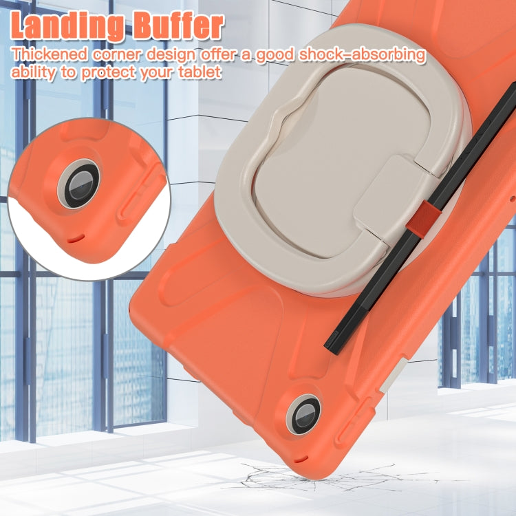 For Lenovo Tab M10 Plus 10.6 3rd Gen 2022 Silicone + PC Protective Tablet Case(Coral Orange)