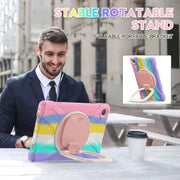 For Lenovo Tab M10 Plus 10.6 3rd Gen 2022 Silicone + PC Protective Tablet Case(Colorful Pink)