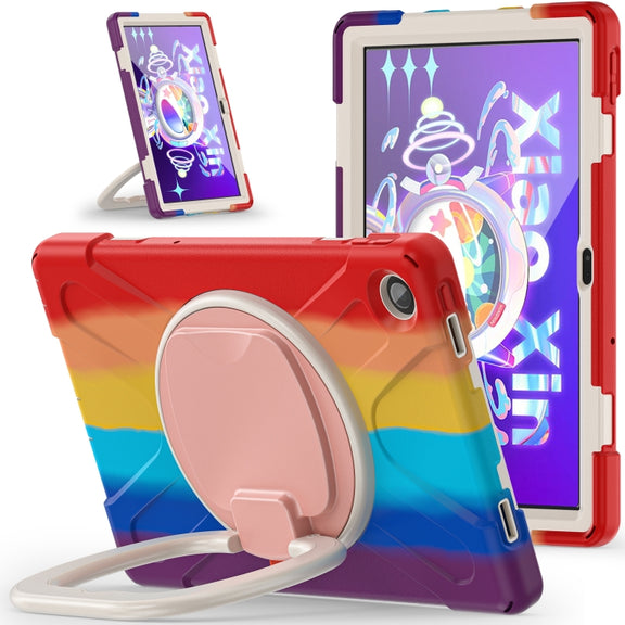 For Lenovo Tab M10 Plus 10.6 3rd Gen 2022 Silicone + PC Protective Tablet Case(Colorful Red)