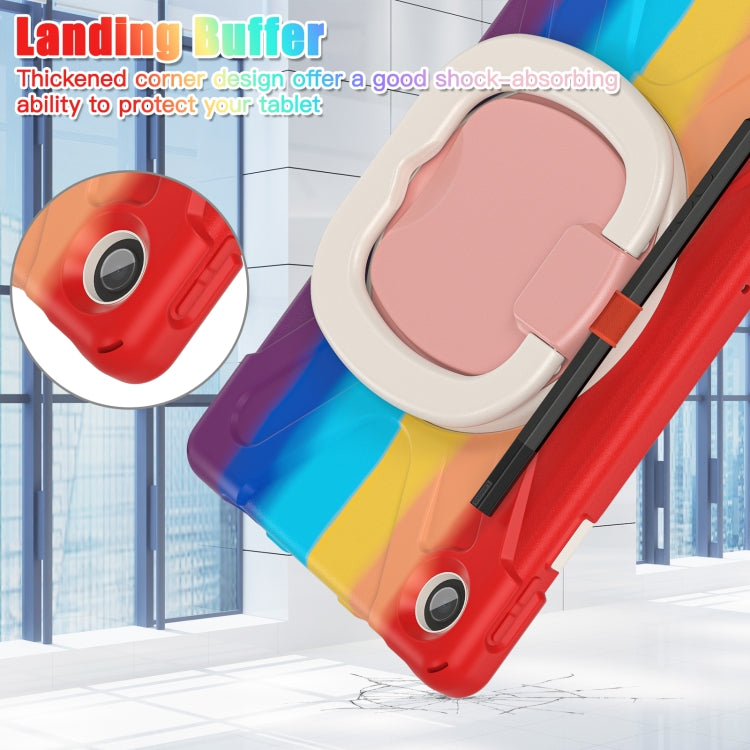 For Lenovo Tab M10 Plus 10.6 3rd Gen 2022 Silicone + PC Protective Tablet Case(Colorful Red)