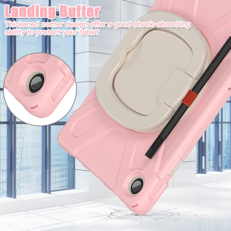 For Lenovo Tab M10 Plus 10.6 3rd Gen 2022 Silicone + PC Protective Tablet Case(Cherry Blossom Pink)