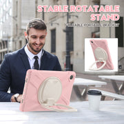 For Lenovo Tab M10 Plus 10.6 3rd Gen 2022 Silicone + PC Protective Tablet Case(Cherry Blossom Pink)