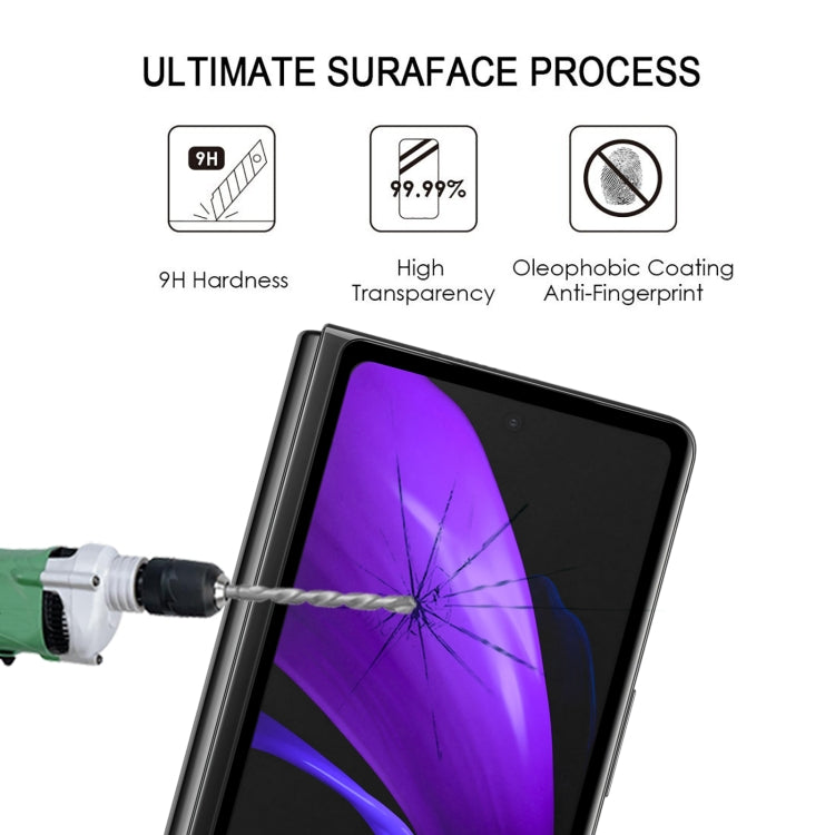Full Glue Screen Tempered Glass Film For Samsung Galaxy Z Fold2 5G