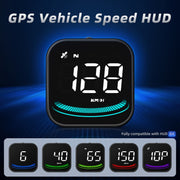 G4 Head Up Display Car Speedometer Smart Digital Alarm Reminder GPS HUD