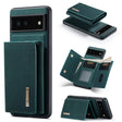 For Google Pixel 6A DG.MING M1 Series 3-Fold Multi Card Wallet + Magnetic Phone Case(Green) - free shipping - PMC TechLife - Order now!