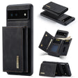 For Google Pixel 7 5G DG.MING M1 Series 3-Fold Multi Card Wallet + Magnetic Phone Case(Black) - Google Cases by DG.MING | Online Shopping South Africa | PMC TechLife | Buy Now Pay Later Mobicred