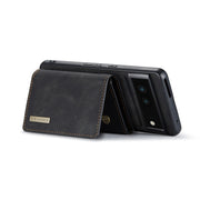 For Google Pixel 7 5G DG.MING M1 Series 3-Fold Multi Card Wallet + Magnetic Phone Case(Black)