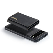 For Google Pixel 7 5G DG.MING M1 Series 3-Fold Multi Card Wallet + Magnetic Phone Case(Black)
