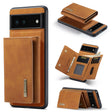 For Google Pixel 7 5G DG.MING M1 Series 3-Fold Multi Card Wallet + Magnetic Phone Case(Brown) - Google Cases by DG.MING | Online Shopping South Africa | PMC TechLife | Buy Now Pay Later Mobicred