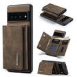 For Google Pixel 7 Pro 5G DG.MING M1 Series 3-Fold Multi Card Wallet + Magnetic Phone Case(Coffee) - free shipping - PMC TechLife - Order now!