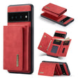 For Google Pixel 7 Pro 5G DG.MING M1 Series 3-Fold Multi Card Wallet + Magnetic Phone Case(Red) - free shipping - PMC TechLife - Order now!
