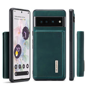 For Google Pixel 7 Pro 5G DG.MING M1 Series 3-Fold Multi Card Wallet + Magnetic Phone Case(Green)