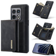 For OnePlus 10 Pro DG.MING M1 Series 3-Fold Multi Card Wallet + Magnetic Phone Case(Black) - OnePlus Cases by DG.MING | Online Shopping South Africa | PMC TechLife | Buy Now Pay Later Mobicred