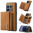 For OnePlus 10 Pro DG.MING M1 Series 3-Fold Multi Card Wallet + Magnetic Phone Case(Brown) - OnePlus Cases by DG.MING | Online Shopping South Africa | PMC TechLife | Buy Now Pay Later Mobicred