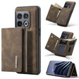 For OnePlus 10 Pro DG.MING M1 Series 3-Fold Multi Card Wallet + Magnetic Phone Case(Coffee) - OnePlus Cases by DG.MING | Online Shopping South Africa | PMC TechLife | Buy Now Pay Later Mobicred