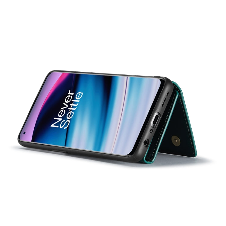 For OnePlus Nord N20 5G DG.MING M1 Series 3-Fold Multi Card Wallet + Magnetic Phone Case(Black)