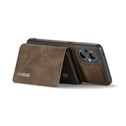 For OnePlus Nord N20 5G DG.MING M1 Series 3-Fold Multi Card Wallet + Magnetic Phone Case(Coffee)