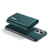 For OnePlus Nord N20 5G DG.MING M1 Series 3-Fold Multi Card Wallet + Magnetic Phone Case(Green)