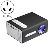 T300 25ANSI LED Portable Home Multimedia Game Projector, Plug Type:AU Plug(Black)