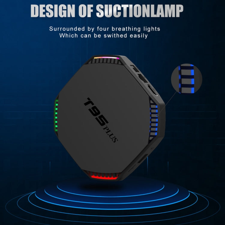 T95 Plus RK3566 Dual Wifi Bluetooth Smart TV Set Top Box, 8GB+128GB(EU Plug)