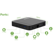 Tanix W2 Amlogic S905 Quad Core Smart TV Set Top Box, RAM:2G+16G(AU Plug)
