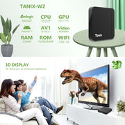 Tanix W2 Amlogic S905 Quad Core Smart TV Set Top Box, RAM:4G+32G With Dual Wifi/BT(US Plug)