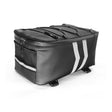 Motorcycle Waterproof PU Leather Rack Rear Carrier Bag, Capacity: 9L with Rain Cover - Bags & Luggages by PMC TechLife | Online Shopping South Africa | PMC TechLife | Buy Now Pay Later Mobicred