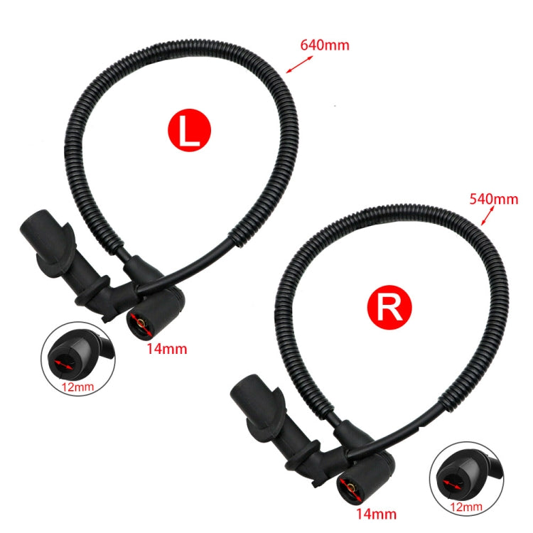 1 Pair Motocross Spark Plug Cap Ignition Coil 4011365 for Polaris Ranger RZR 700 800