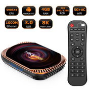 MECOOL HK1RBOX X4 4K TV Box, Android 11 Amlogic S905X4 CPU with RC 4GB+64GB(EU Plug)