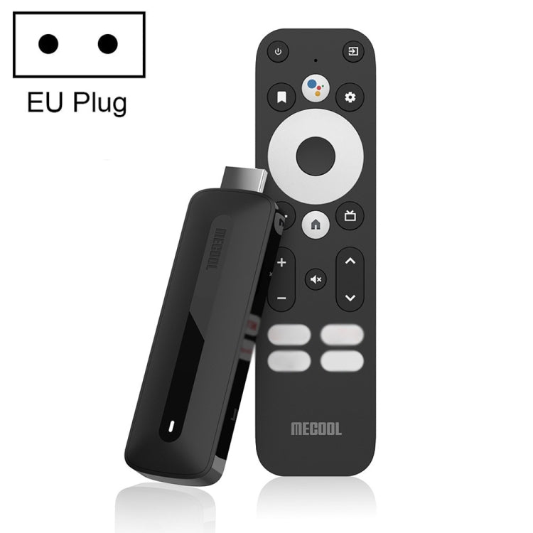 Mecool KD3 4K TV Stick, Android 11 Amlogic S905Y4 CPU 2GB+8GB with RC(EU Plug)
