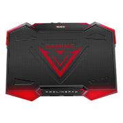 5 Fan 2 USB Lifting Folding Laptop Cooling Stand(Blue Red)