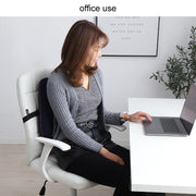 Office Memory Foam Cushion Lumbar Support Cushion(Brown)