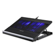 T10 Aluminum Alloy Multi Gear Adjustable Laptop Radiator(Black) - Fan Cooling by PMC TechLife | Online Shopping South Africa | PMC TechLife | Buy Now Pay Later Mobicred