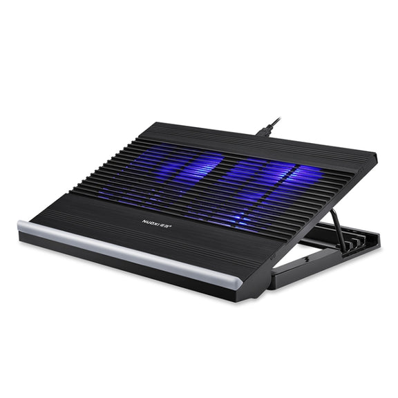 T10 Aluminum Alloy Multi Gear Adjustable Laptop Radiator(Black)