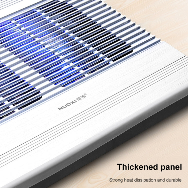 T10 Aluminum Alloy Multi Gear Adjustable Laptop Radiator(Black)
