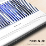 T10 Aluminum Alloy Multi Gear Adjustable Laptop Radiator(Black)