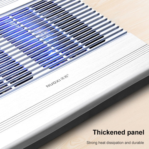 T10 Aluminum Alloy Multi Gear Adjustable Laptop Radiator(Black)