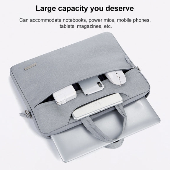 Handbag Laptop Bag Inner Bag with Power Bag, Size:14 inch(Blue)