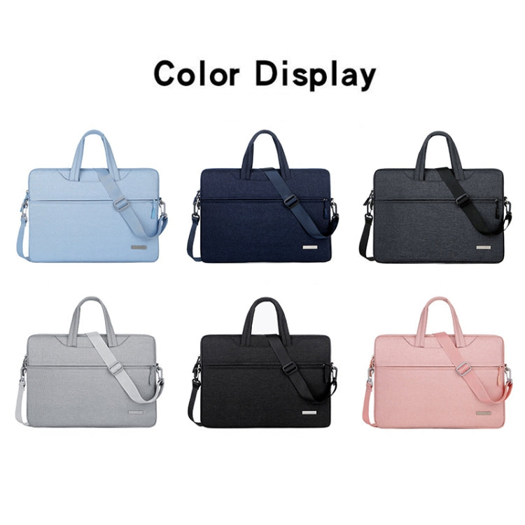 Handbag Laptop Bag Inner Bag with Shoulder Strap, Size:14 inch(Grey)
