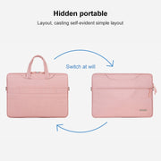 Handbag Laptop Bag Inner Bag with Shoulder Strap, Size:14 inch(Grey)