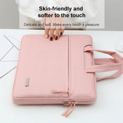Handbag Laptop Bag Inner Bag with Shoulder Strap, Size:14 inch(Grey)